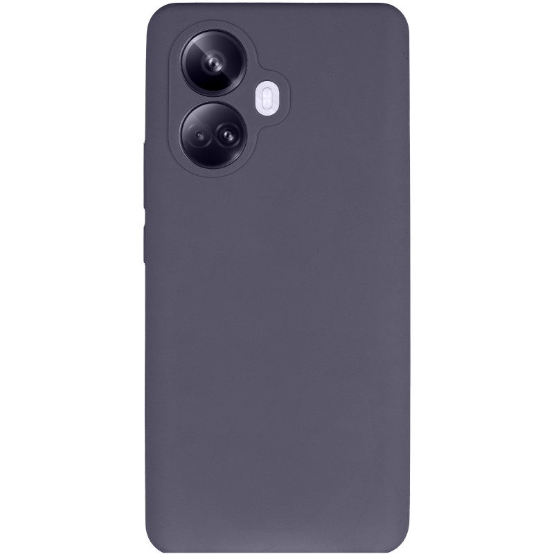 Фото Чехол Silicone Cover Lakshmi Full Camera (AAA) для Realme 10 Pro+ (Серый / Dark Gray) на vchehle.ua