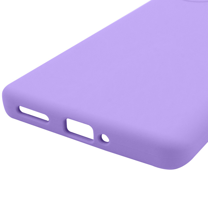 Купить Чехол Silicone Cover Lakshmi Full Camera (AAA) для Realme 10 Pro+ (Сиреневый / Dasheen) на vchehle.ua