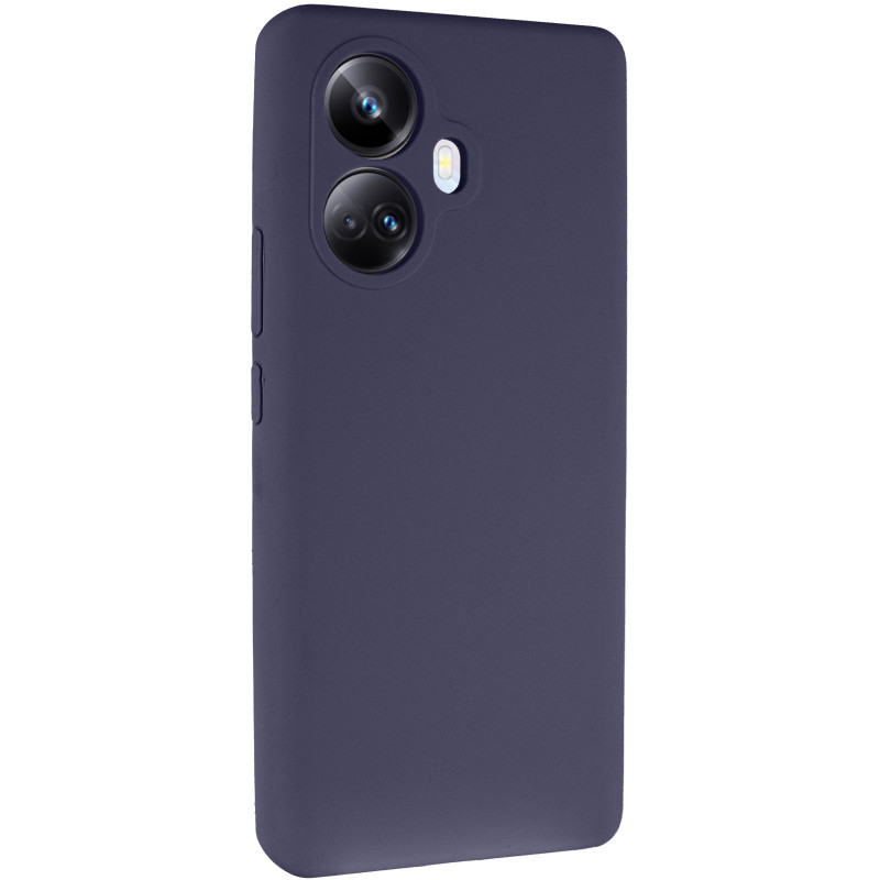 Чехол Silicone Cover Lakshmi Full Camera (AAA) для Realme 10 Pro+ (Темно-синий / Midnight blue)