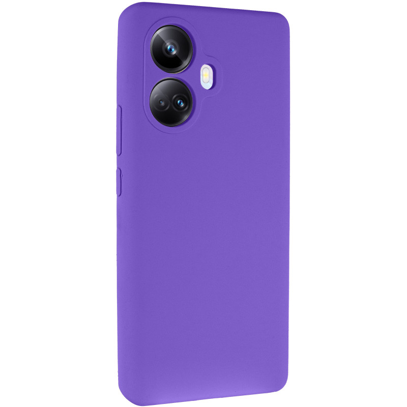 Чехол Silicone Cover Lakshmi Full Camera (AAA) для Realme 10 Pro+ (Фиолетовый / Amethyst)