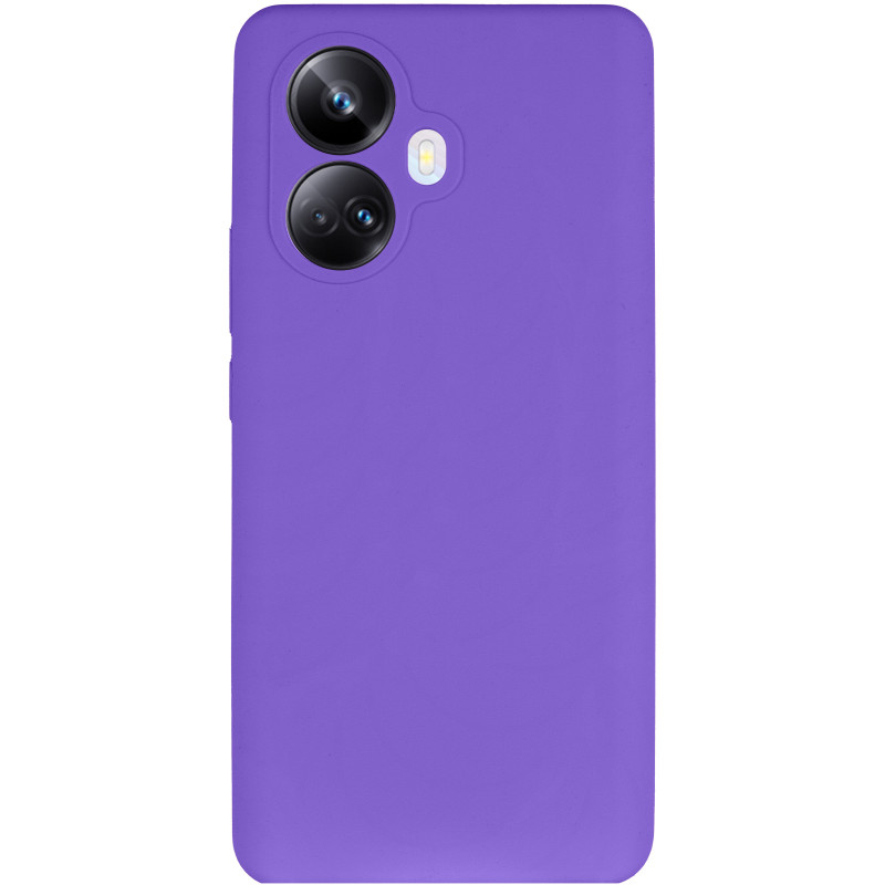 Фото Чехол Silicone Cover Lakshmi Full Camera (AAA) для Realme 10 Pro+ (Фиолетовый / Amethyst) на vchehle.ua