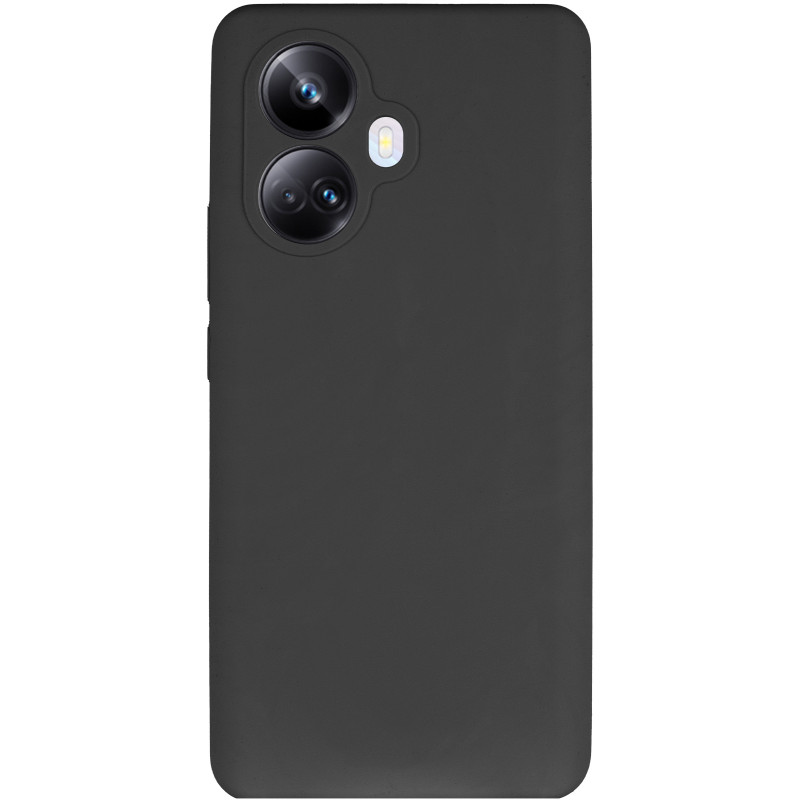 Фото Чехол Silicone Cover Lakshmi Full Camera (AAA) для Realme 10 Pro+ (Черный / Black) на vchehle.ua
