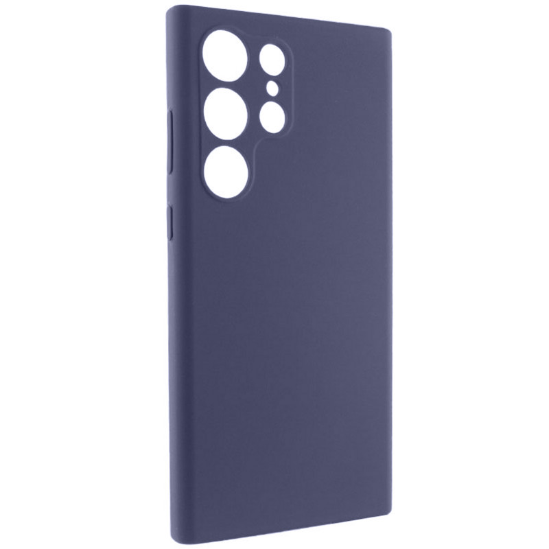 Чохол Silicone Cover Lakshmi Full Camera (AAA) на Samsung Galaxy S23 Ultra (Сірий / Dark Gray)