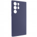 Чохол Silicone Cover Lakshmi Full Camera (AAA) на Samsung Galaxy S23 Ultra (Сірий / Dark Gray)