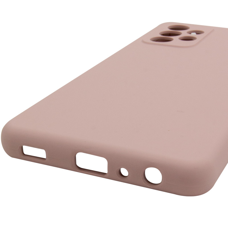 Купити Чохол Silicone Cover Lakshmi Full Camera (AAA) на Samsung Galaxy A52 4G / A52 5G / A52s (Рожевий / Pink Sand) на vchehle.ua