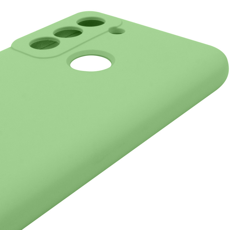 Чехол Silicone Cover Lakshmi Full Camera (AAA) для TECNO Pop 5 LTE (Мятный / Mint) в магазине vchehle.ua