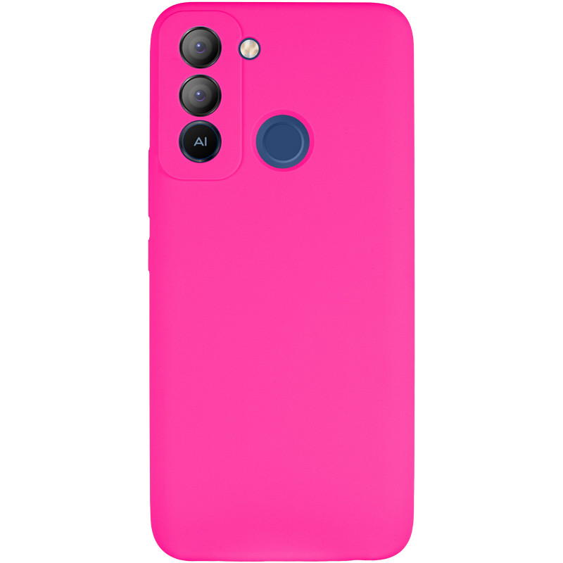 Фото Чехол Silicone Cover Lakshmi Full Camera (AAA) для TECNO Pop 5 LTE (Розовый / Barbie pink) на vchehle.ua