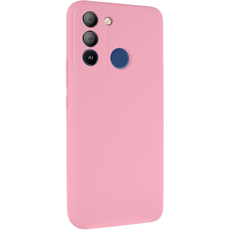 Чехол Silicone Cover Lakshmi Full Camera (AAA) для TECNO Pop 5 LTE (Розовый / Light pink)