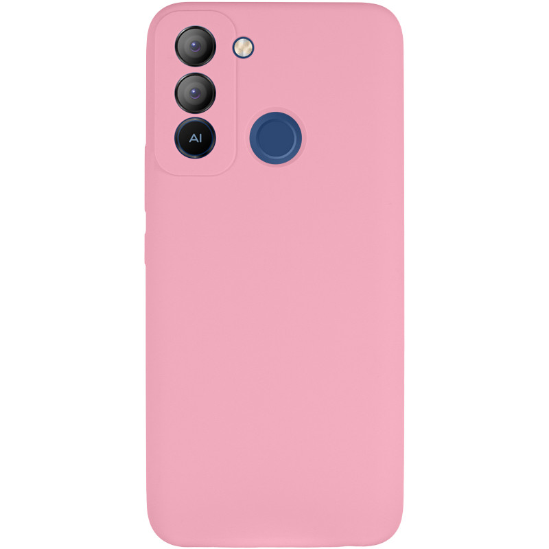 Фото Чехол Silicone Cover Lakshmi Full Camera (AAA) для TECNO Pop 5 LTE (Розовый / Light pink) на vchehle.ua