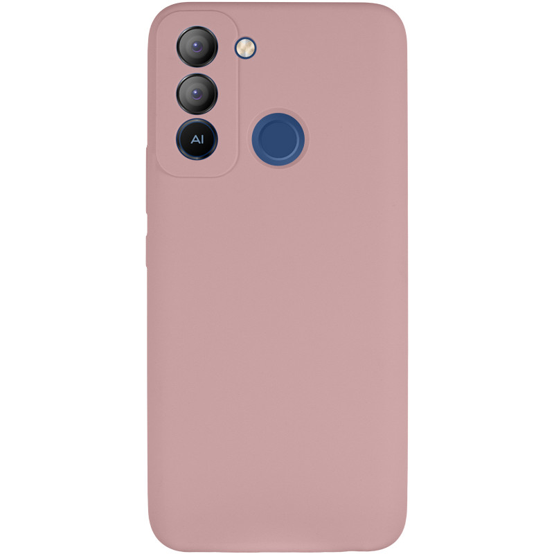 Фото Чехол Silicone Cover Lakshmi Full Camera (AAA) для TECNO Pop 5 LTE (Розовый / Pink Sand) на vchehle.ua