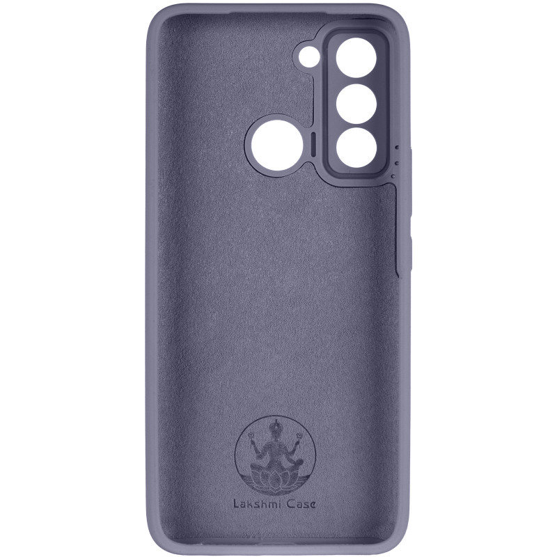 Фото Чехол Silicone Cover Lakshmi Full Camera (AAA) для TECNO Pop 5 LTE (Серый / Dark Gray) в магазине vchehle.ua