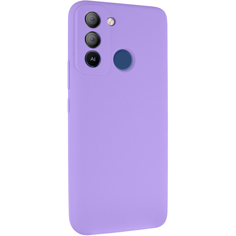 Чехол Silicone Cover Lakshmi Full Camera (AAA) для TECNO Pop 5 LTE (Сиреневый / Dasheen)