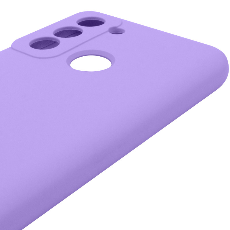 Чехол Silicone Cover Lakshmi Full Camera (AAA) для TECNO Pop 5 LTE (Сиреневый / Dasheen) в магазине vchehle.ua