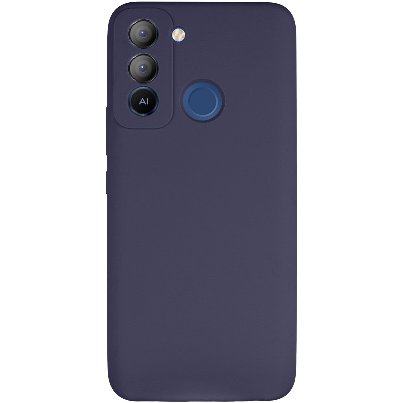 Фото Чехол Silicone Cover Lakshmi Full Camera (AAA) для TECNO Pop 5 LTE (Темно-синий / Midnight blue) на vchehle.ua