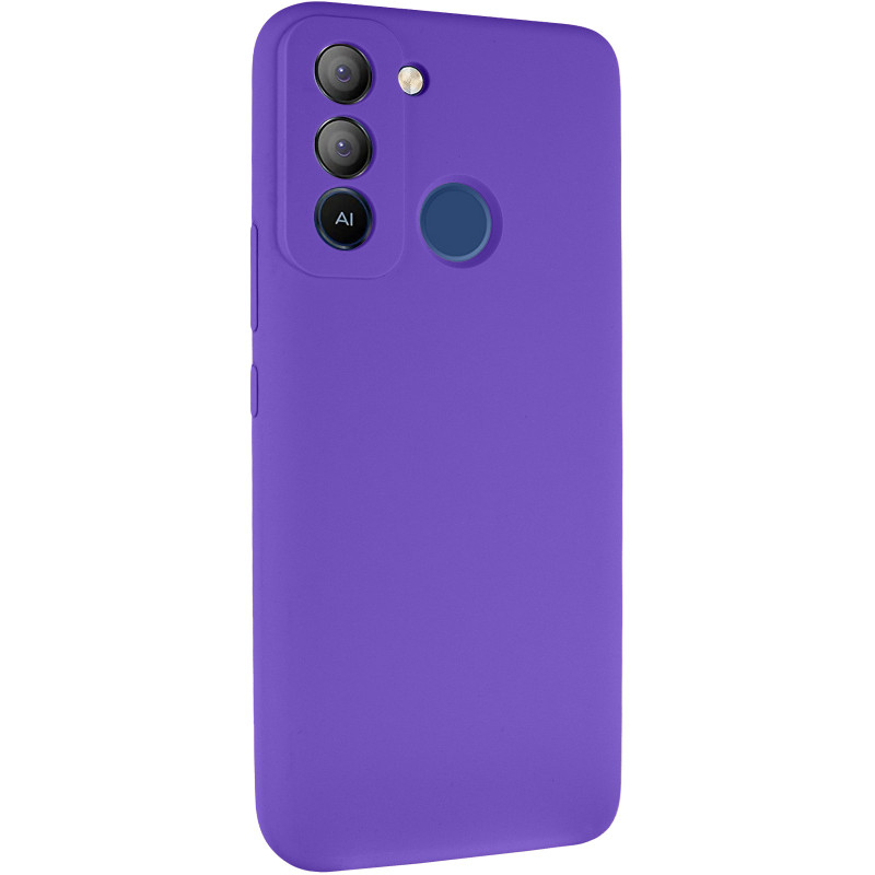 Чехол Silicone Cover Lakshmi Full Camera (AAA) для TECNO Pop 5 LTE (Фиолетовый / Amethyst)