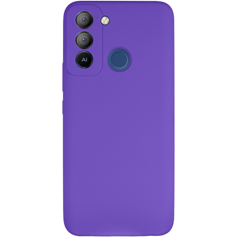 Фото Чехол Silicone Cover Lakshmi Full Camera (AAA) для TECNO Pop 5 LTE (Фиолетовый / Amethyst) на vchehle.ua