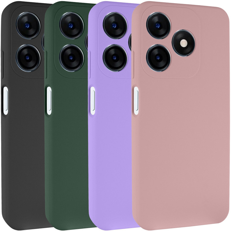 Чехол Silicone Cover Lakshmi Full Camera (AAA) для TECNO Spark 10
