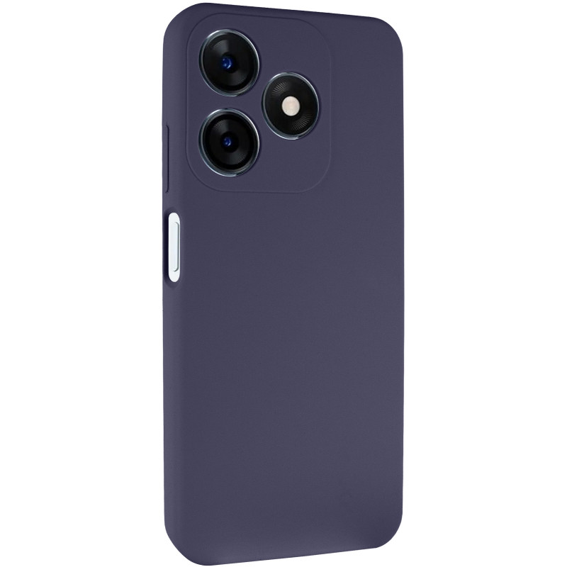 Чехол Silicone Cover Lakshmi Full Camera (AAA) для TECNO Spark 10 (Темно-синий / Midnight blue)