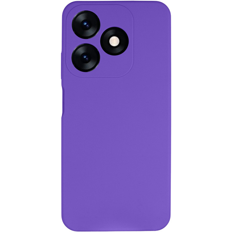 Фото Чехол Silicone Cover Lakshmi Full Camera (AAA) для TECNO Spark 10 (Фиолетовый / Amethyst) на vchehle.ua