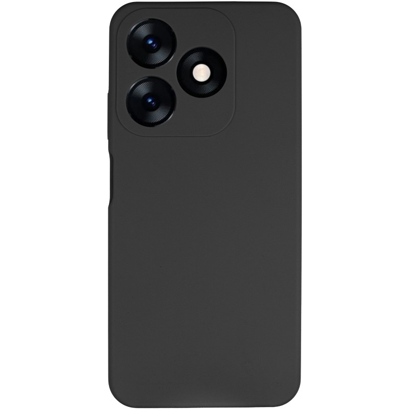 Фото Чехол Silicone Cover Lakshmi Full Camera (AAA) для TECNO Spark 10 (Черный / Black) на vchehle.ua