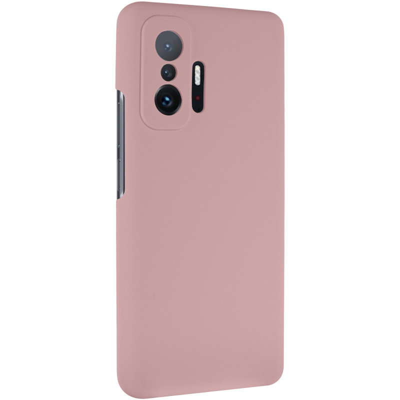 Чохол Silicone Cover Lakshmi Full Camera (AAA) на Xiaomi 11T / 11T Pro (Рожевий / Pink Sand)
