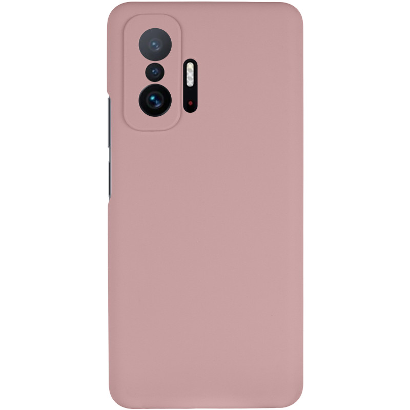 Фото Чохол Silicone Cover Lakshmi Full Camera (AAA) на Xiaomi 11T / 11T Pro (Рожевий / Pink Sand) на vchehle.ua