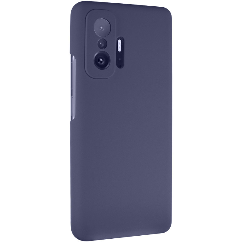 Чохол Silicone Cover Lakshmi Full Camera (AAA) на Xiaomi 11T / 11T Pro (Сірий / Dark Gray)