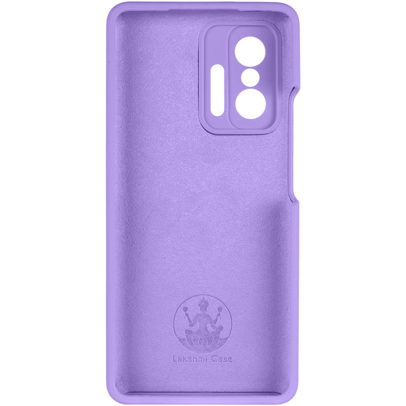 Фото Чохол Silicone Cover Lakshmi Full Camera (AAA) на Xiaomi 11T / 11T Pro (Бузковий / Dasheen) в маназині vchehle.ua