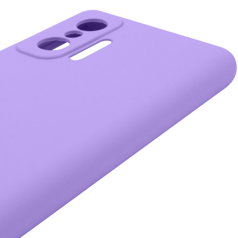 Чохол Silicone Cover Lakshmi Full Camera (AAA) на Xiaomi 11T / 11T Pro (Бузковий / Dasheen) в магазині vchehle.ua