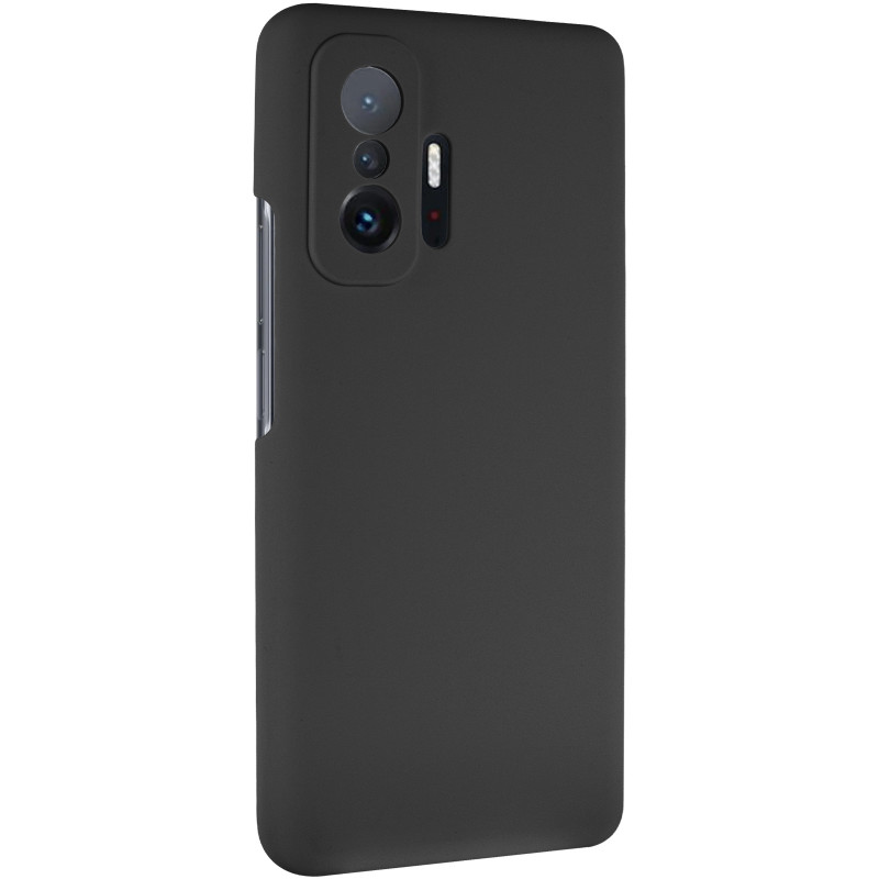 Чохол Silicone Cover Lakshmi Full Camera (AAA) на Xiaomi 11T / 11T Pro (Чорний / Black)