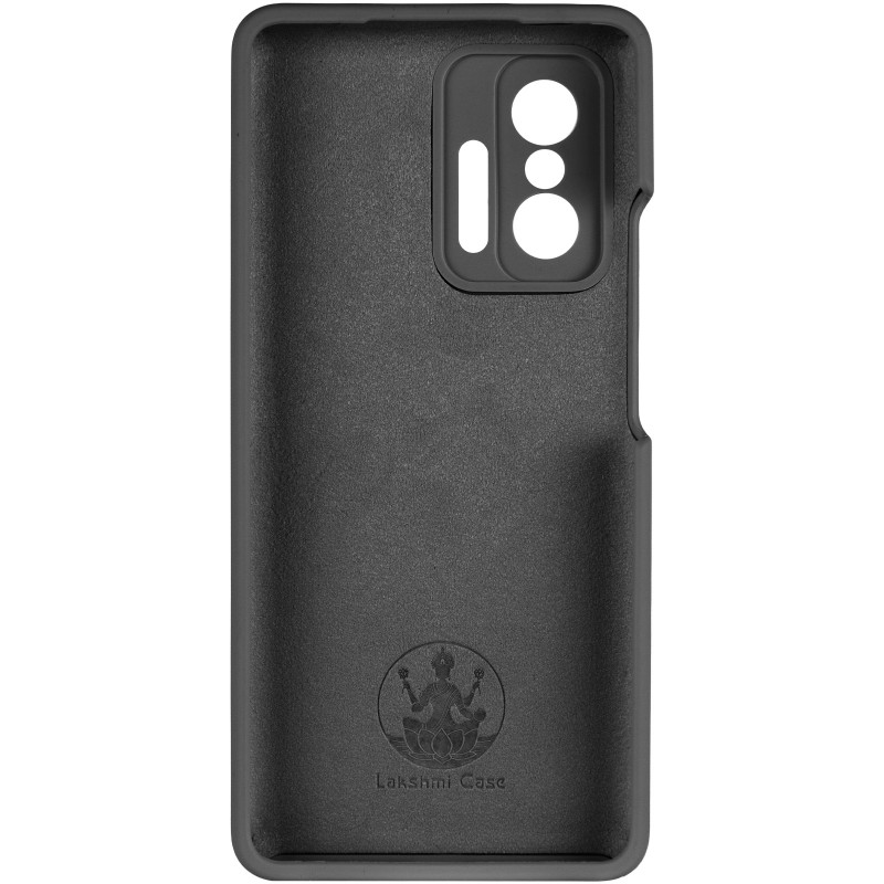 Чохол Silicone Cover Lakshmi Full Camera (AAA) на Xiaomi 11T / 11T Pro (Чорний / Black) в магазині vchehle.ua