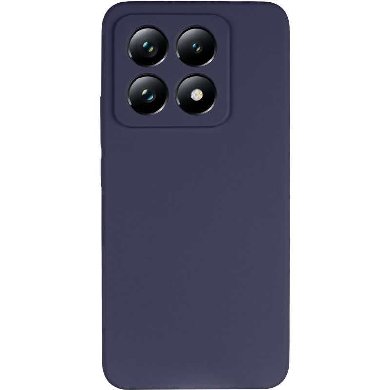 Фото Чехол Silicone Cover Lakshmi Full Camera (AAA) для Xiaomi 14T (Темно-синий / Midnight blue) на vchehle.ua