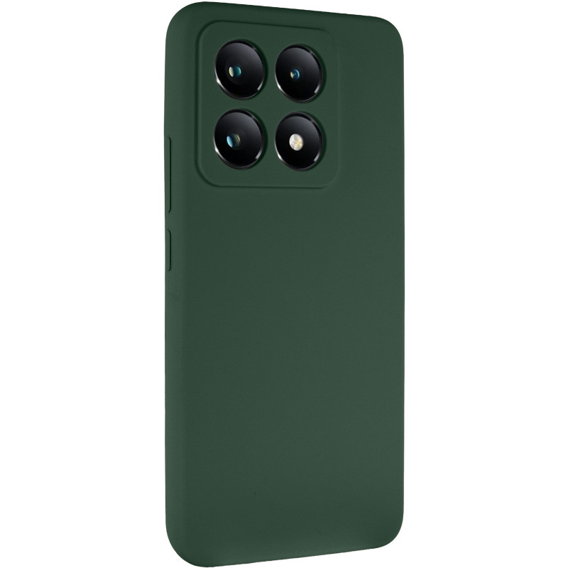 Чохол Silicone Cover Lakshmi Full Camera (AAA) на Xiaomi 14T Pro (Зелений / Cyprus Green)