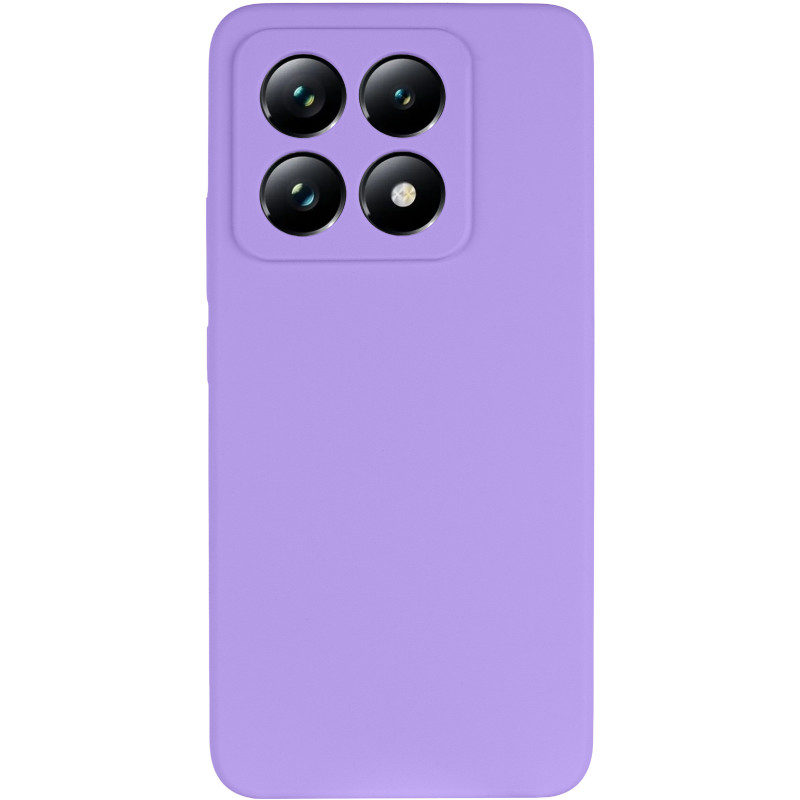 Фото Чохол Silicone Cover Lakshmi Full Camera (AAA) на Xiaomi 14T Pro (Бузковий / Dasheen) на vchehle.ua