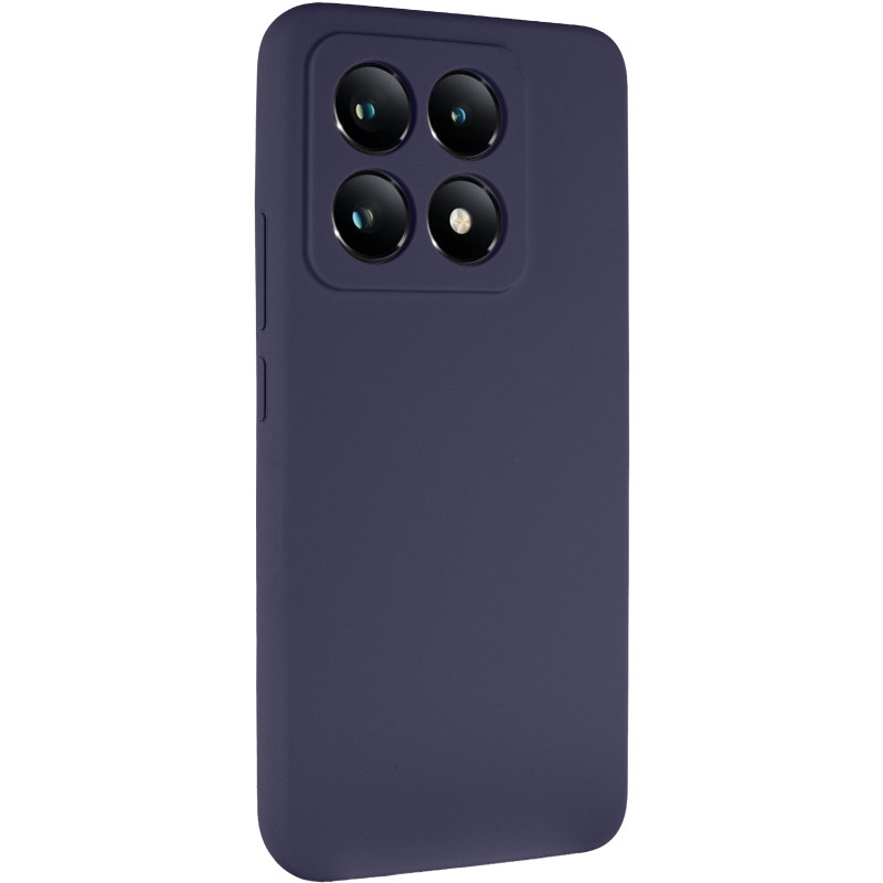 Чохол Silicone Cover Lakshmi Full Camera (AAA) на Xiaomi 14T Pro (Темно-синій / Midnight blue)