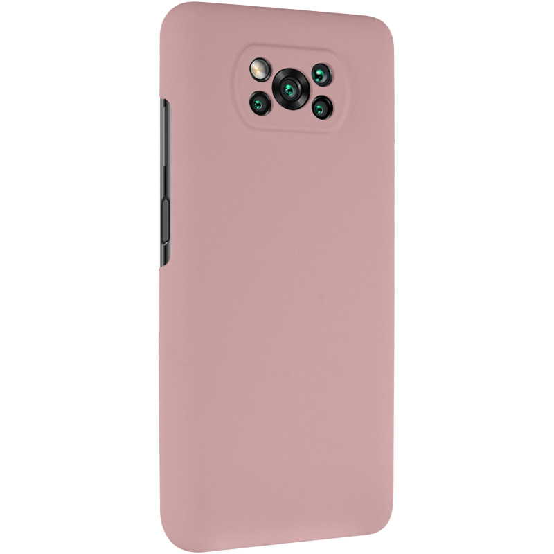 Чехол Silicone Cover Lakshmi Full Camera (AAA) для Xiaomi Poco X3 NFC / Poco X3 Pro (Розовый / Pink Sand)