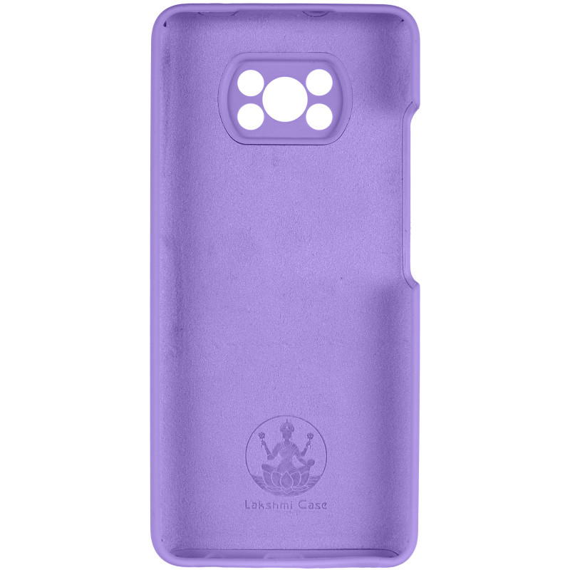 Фото Чехол Silicone Cover Lakshmi Full Camera (AAA) для Xiaomi Poco X3 NFC / Poco X3 Pro (Сиреневый / Dasheen) в магазине vchehle.ua
