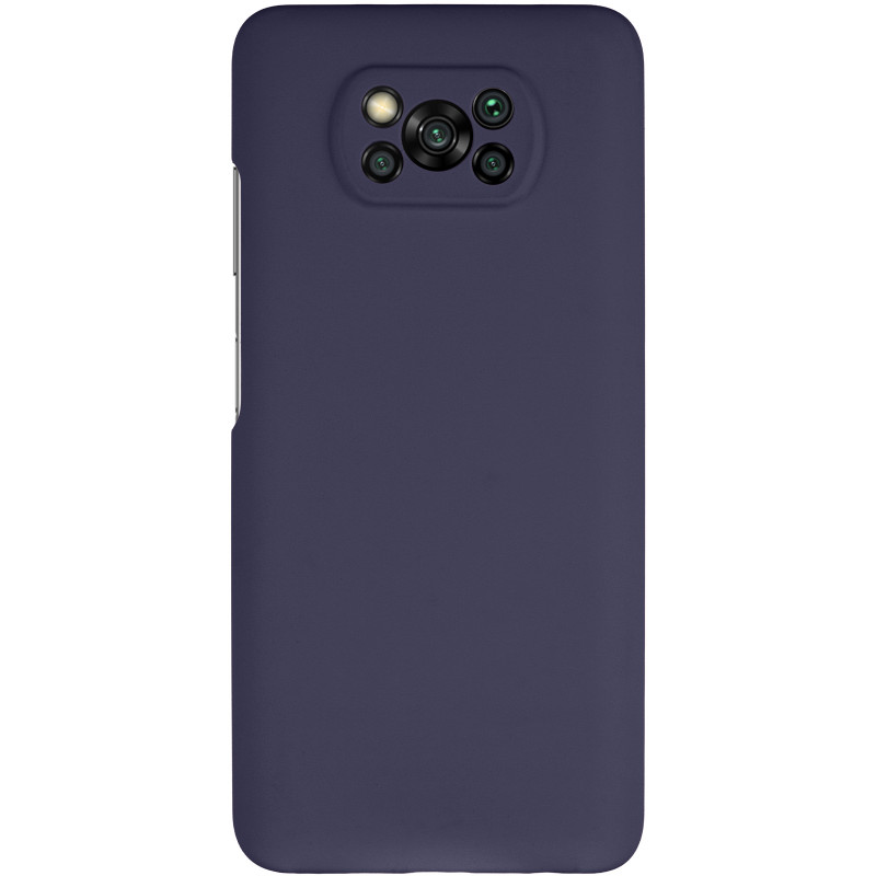 Фото Чехол Silicone Cover Lakshmi Full Camera (AAA) для Xiaomi Poco X3 NFC / Poco X3 Pro (Темно-синий / Midnight blue) на vchehle.ua