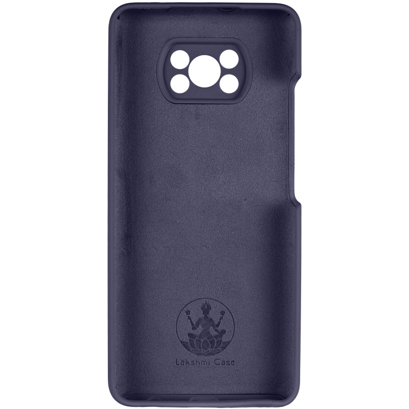 Фото Чехол Silicone Cover Lakshmi Full Camera (AAA) для Xiaomi Poco X3 NFC / Poco X3 Pro (Темно-синий / Midnight blue) в магазине vchehle.ua