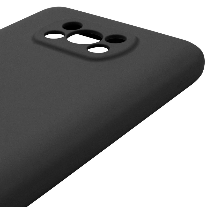 Купить Чехол Silicone Cover Lakshmi Full Camera (AAA) для Xiaomi Poco X3 NFC / Poco X3 Pro (Черный / Black) на vchehle.ua