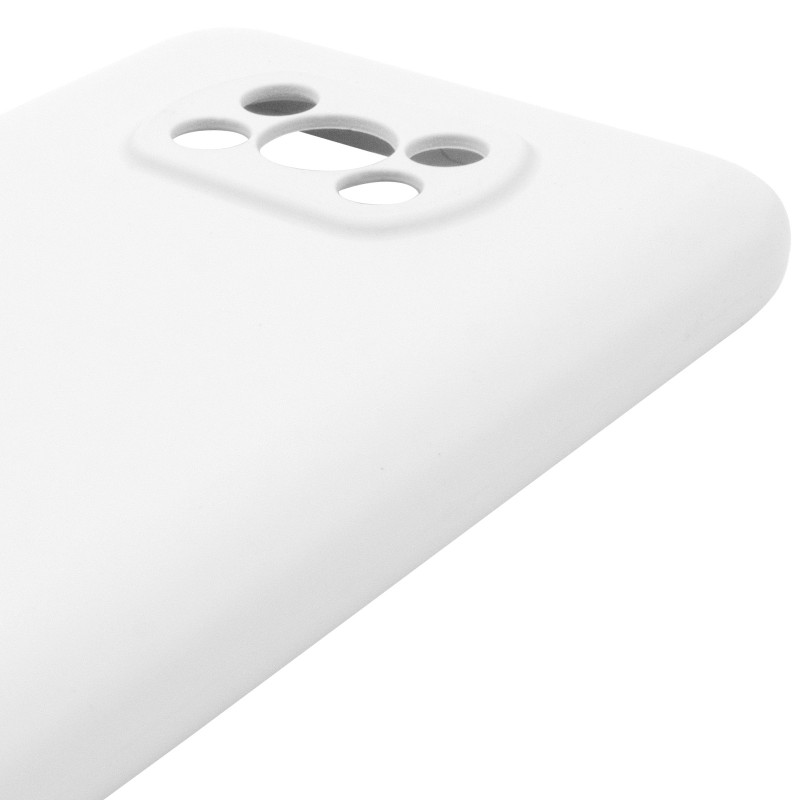 Чехол Silicone Cover Lakshmi Full Camera (AAA) для Xiaomi Poco X3 NFC / Poco X3 Pro (Белый / White) в магазине vchehle.ua