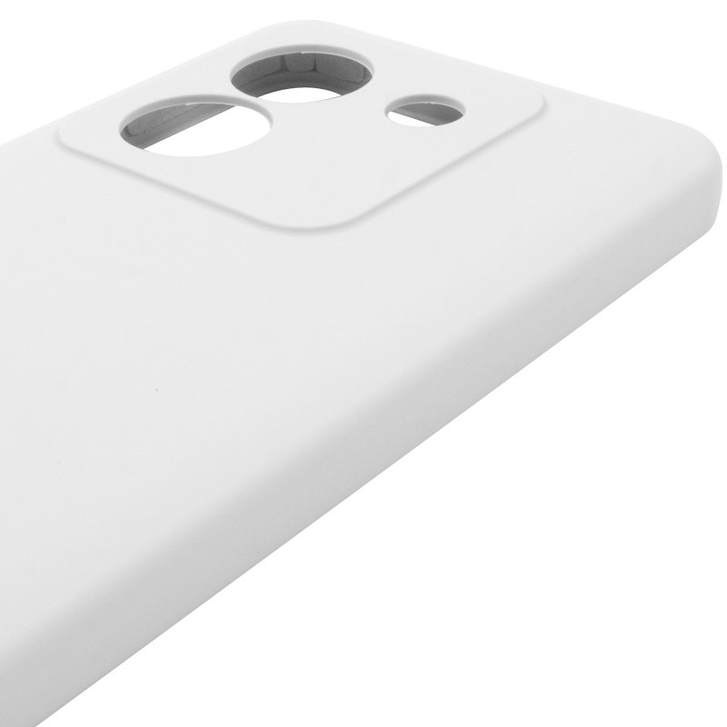 Чохол Silicone Cover Lakshmi Full Camera (AAA) на Xiaomi Poco M7 Pro 5G (Білий / White) в магазині vchehle.ua