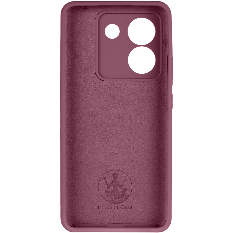 Фото Чохол Silicone Cover Lakshmi Full Camera (AAA) на Xiaomi Poco M7 Pro 5G (Бордовий / Plum) в маназині vchehle.ua
