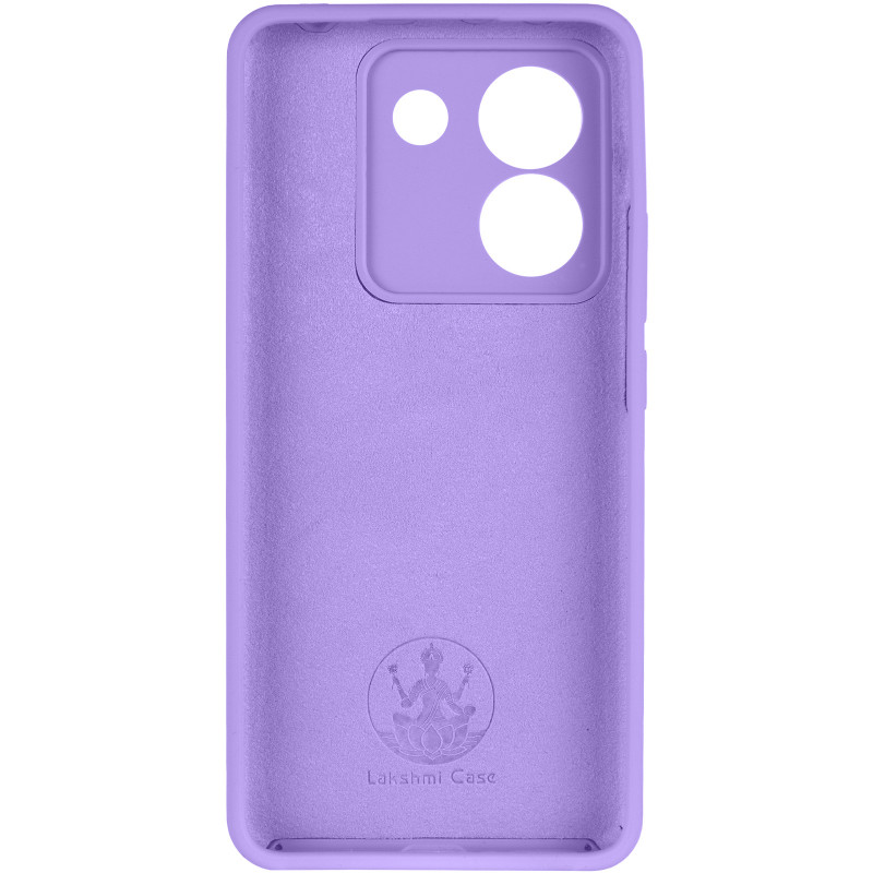 Фото Чохол Silicone Cover Lakshmi Full Camera (AAA) на Xiaomi Poco M7 Pro 5G (Бузковий / Dasheen) в маназині vchehle.ua