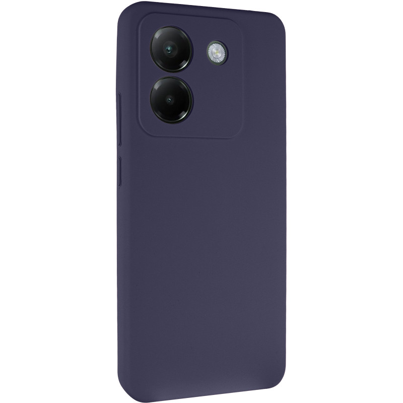 Чохол Silicone Cover Lakshmi Full Camera (AAA) на Xiaomi Poco M7 Pro 5G (Темно-синій / Midnight blue)