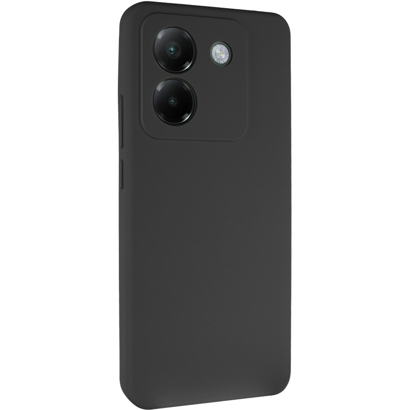Чохол Silicone Cover Lakshmi Full Camera (AAA) на Xiaomi Poco M7 Pro 5G (Чорний / Black)