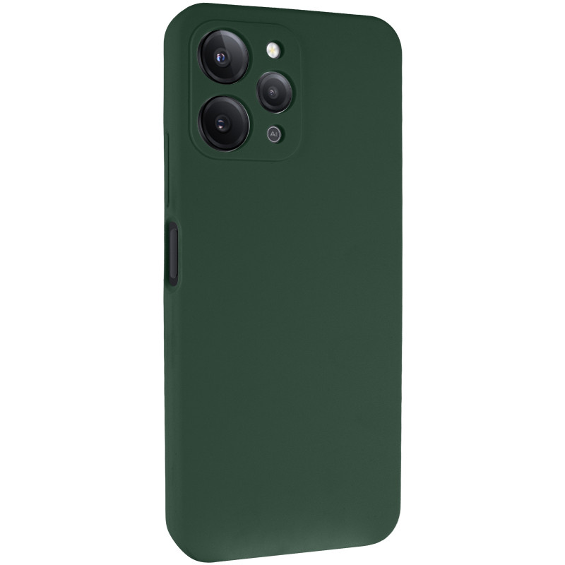 Чохол Silicone Cover Lakshmi Full Camera (AAA) на Xiaomi Redmi 12 (Зелений / Cyprus Green)