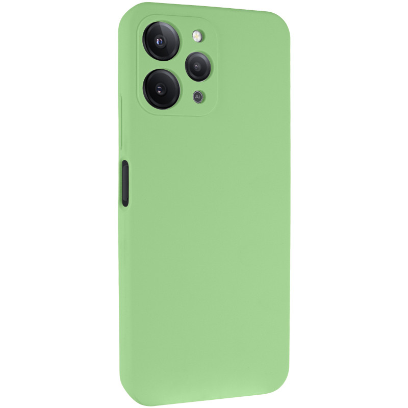 Чохол Silicone Cover Lakshmi Full Camera (AAA) на Xiaomi Redmi 12 (М'ятний / Mint)