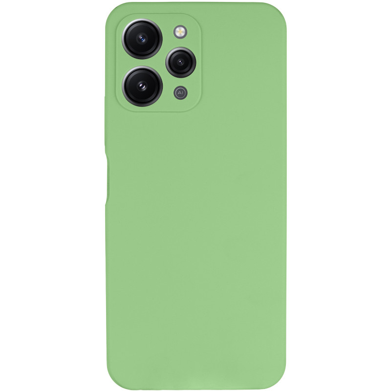 Фото Чохол Silicone Cover Lakshmi Full Camera (AAA) на Xiaomi Redmi 12 (М'ятний / Mint) на vchehle.ua