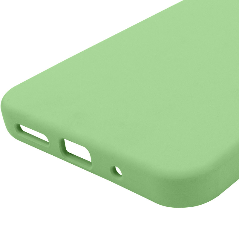 Купити Чохол Silicone Cover Lakshmi Full Camera (AAA) на Xiaomi Redmi 12 (М'ятний / Mint) на vchehle.ua